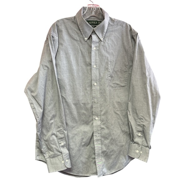 Ralph Lauren Gray Casual Button Down Shirt - Picture 2 of 5